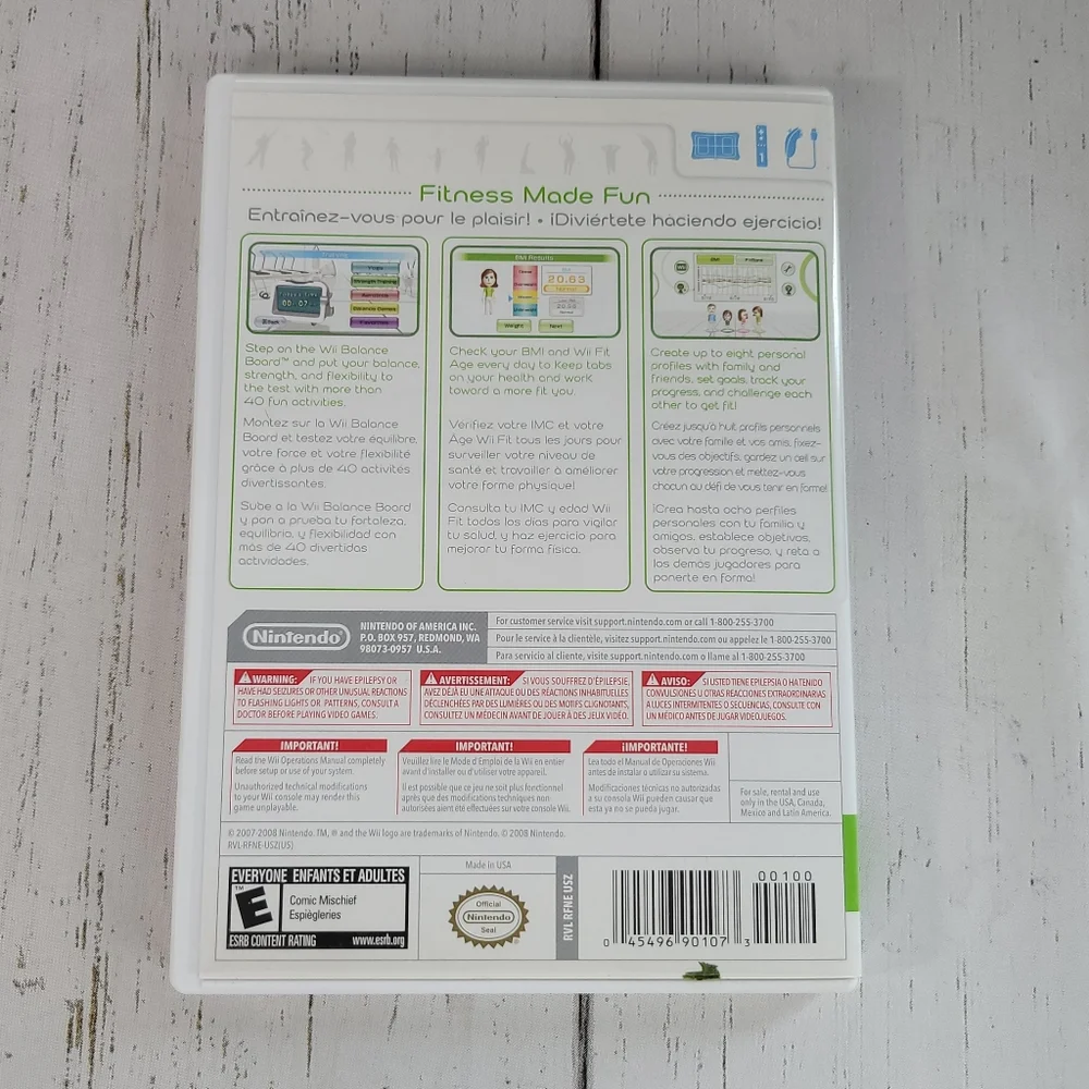 Wii Fit Nintendo Wii Video Game Pre- Owned Condition